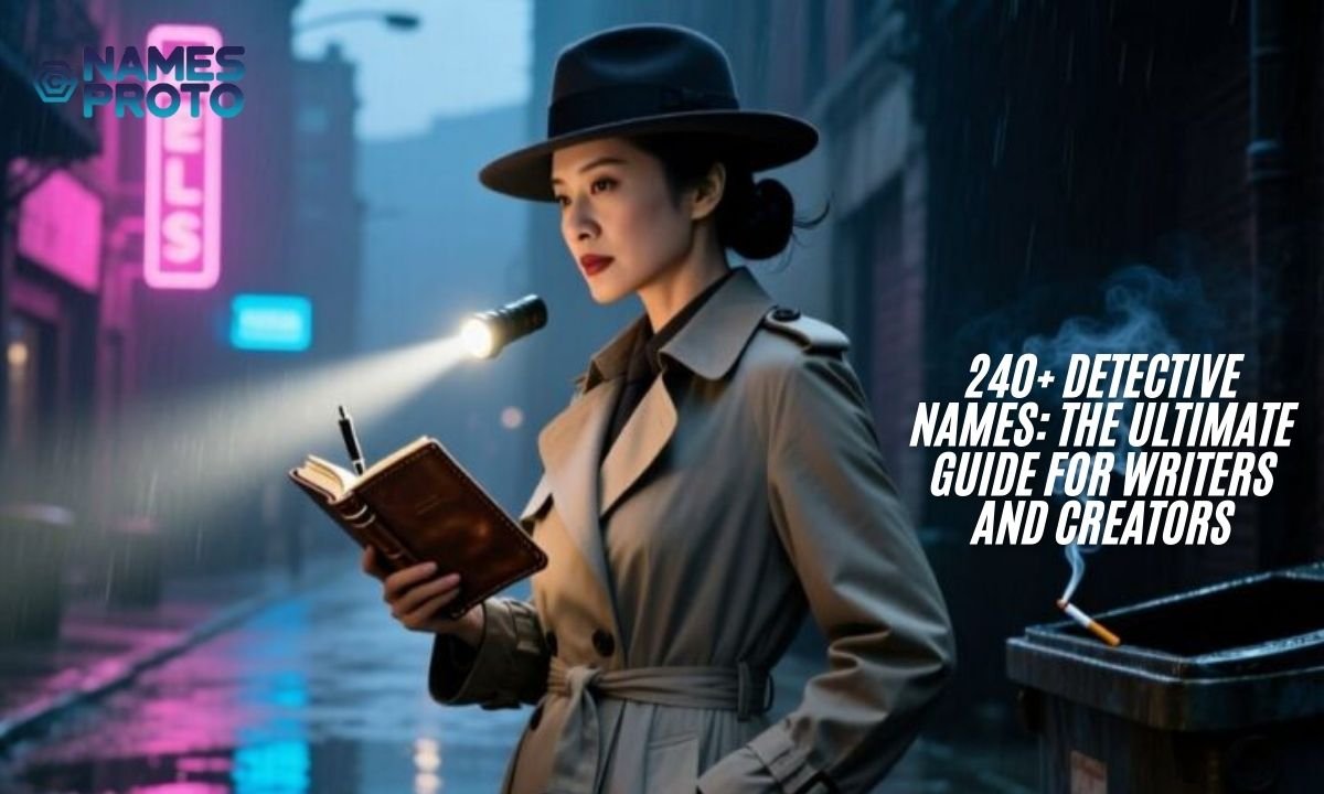 240+ Detective Names The Ultimate Guide for Writers and Creators