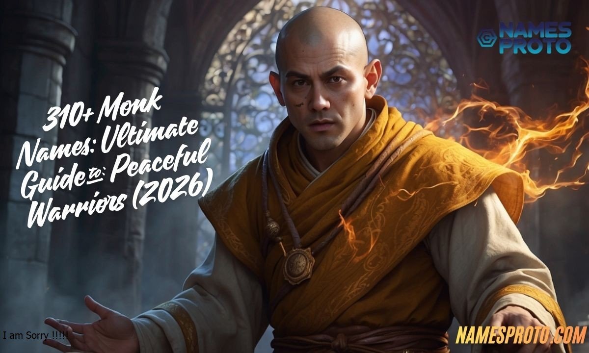 310+ Monk Names Ultimate Guide to Peaceful Warriors (2026)
