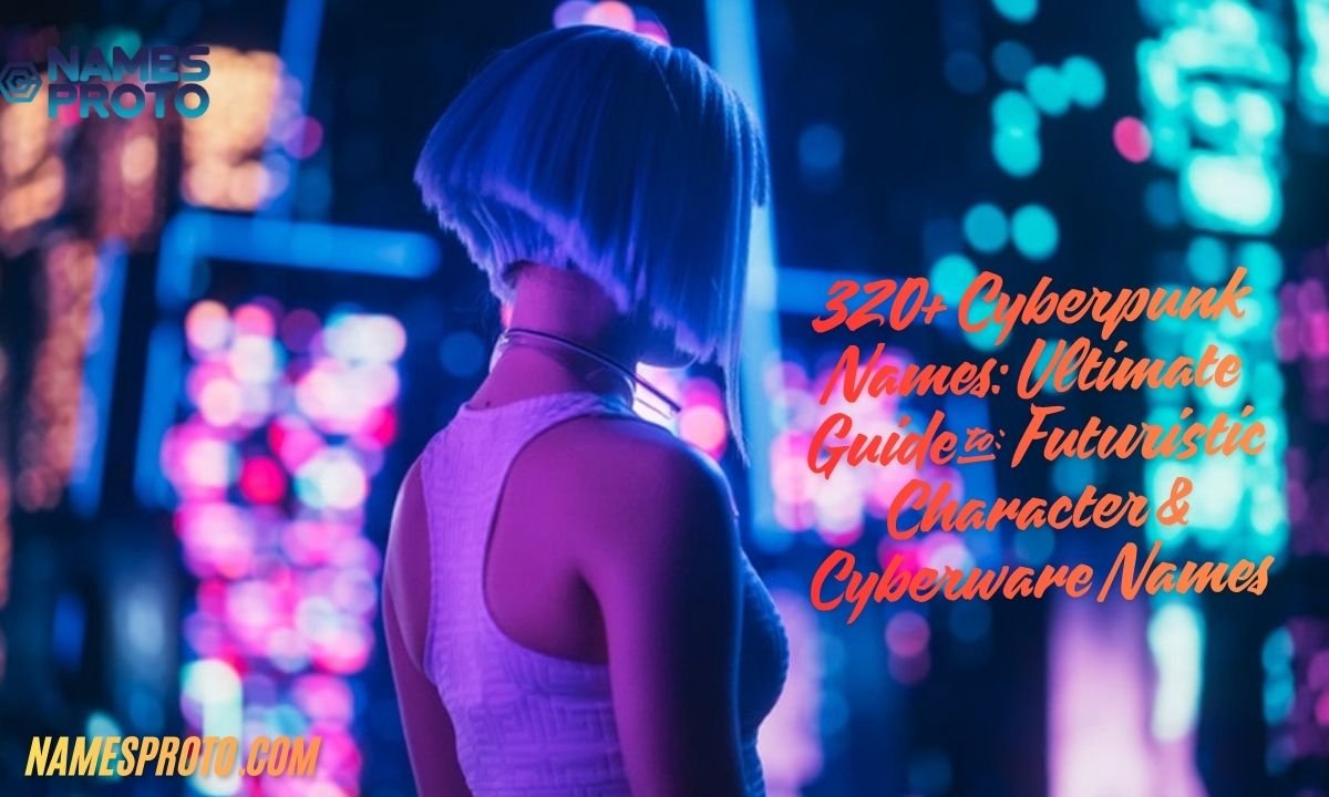 320+ Cyberpunk Names Ultimate Guide to Futuristic Character & Cyberware Names