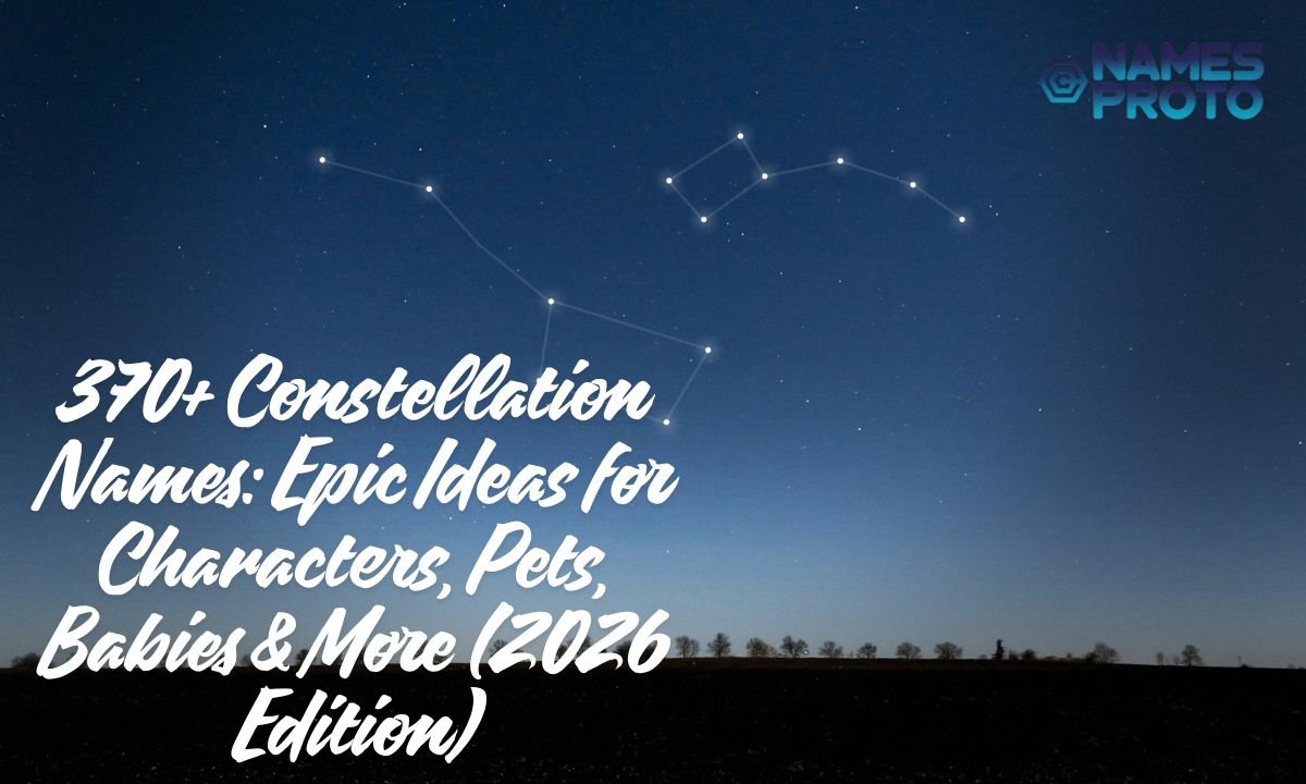 370+ Constellation Names Epic Ideas for Characters, Pets, Babies & More (2026 Edition)